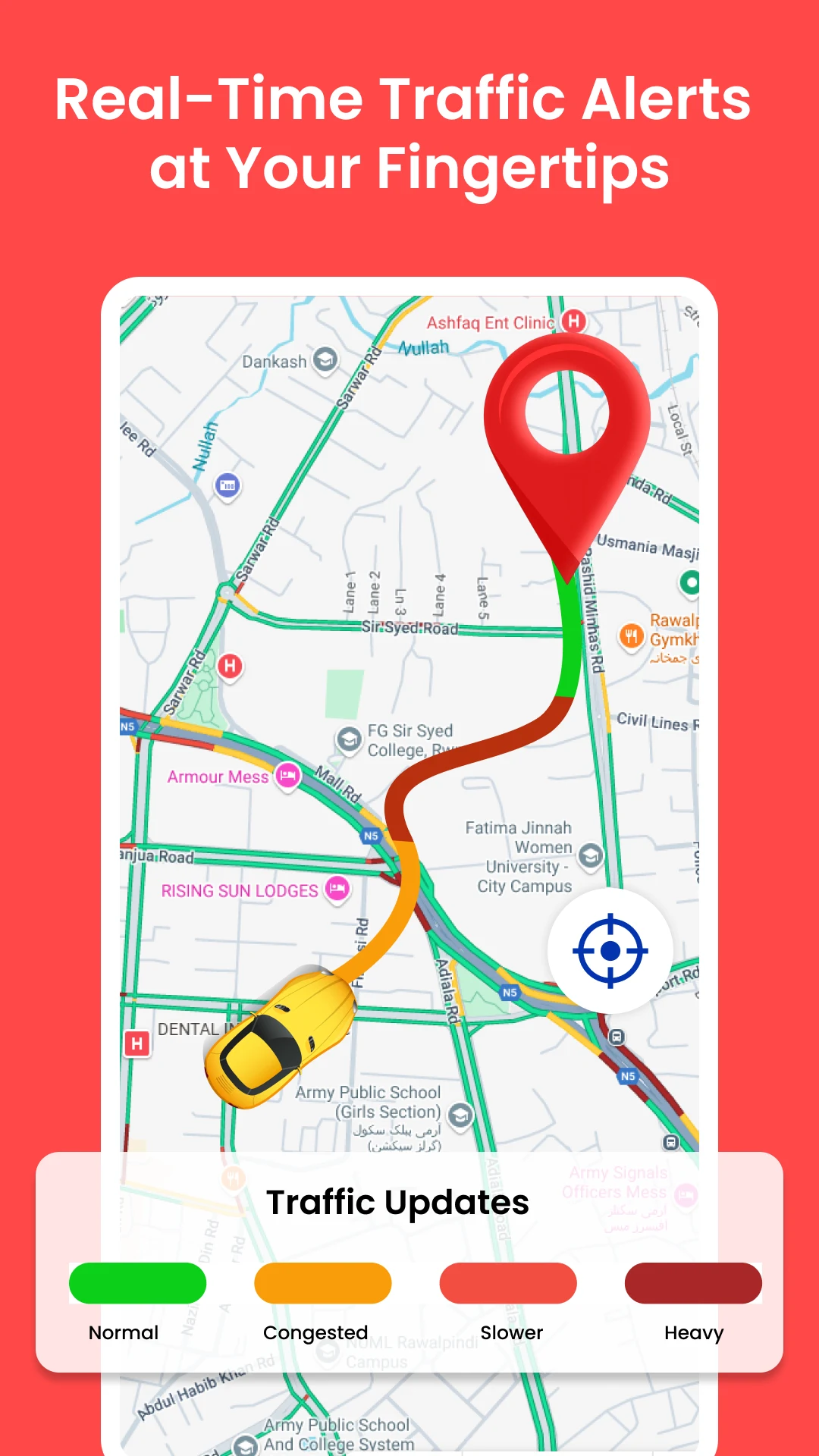 GPS Voice Map & Route Finder screenshot
