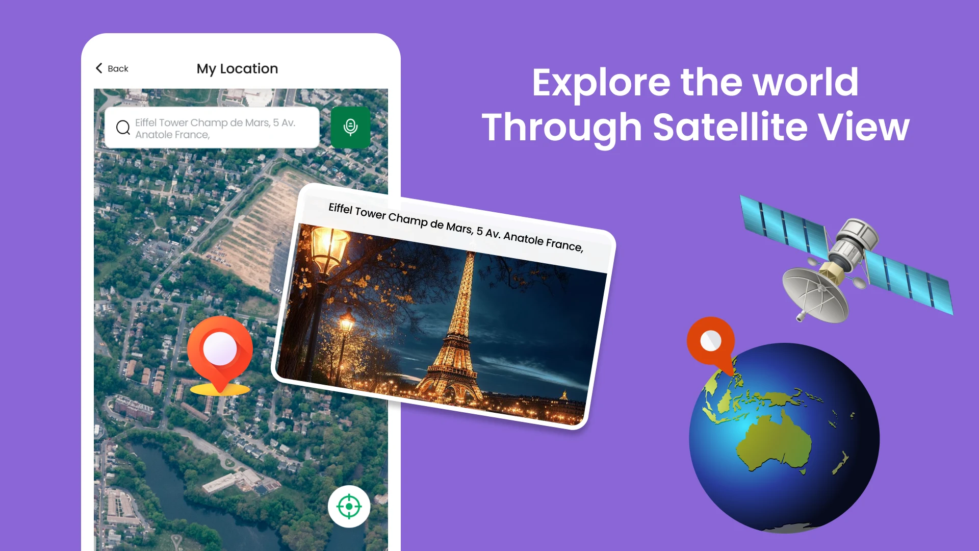 GPS Voice Map & Route Finder screenshot